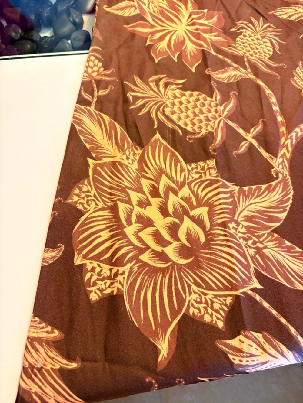 FARM Rio Brown Botanical-Print Wide Leg Pants - Picture 8 of 15